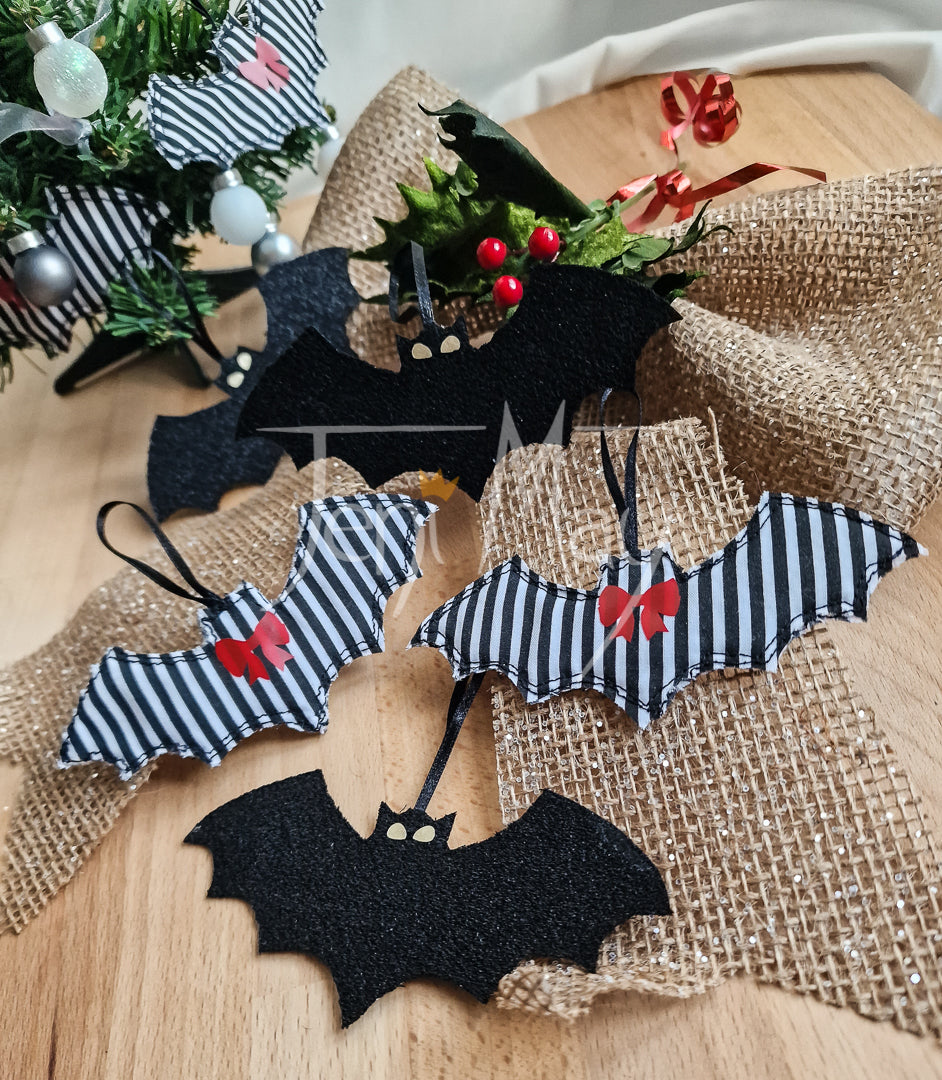 Bat Christmas Tree Decorations Hanging Ornaments