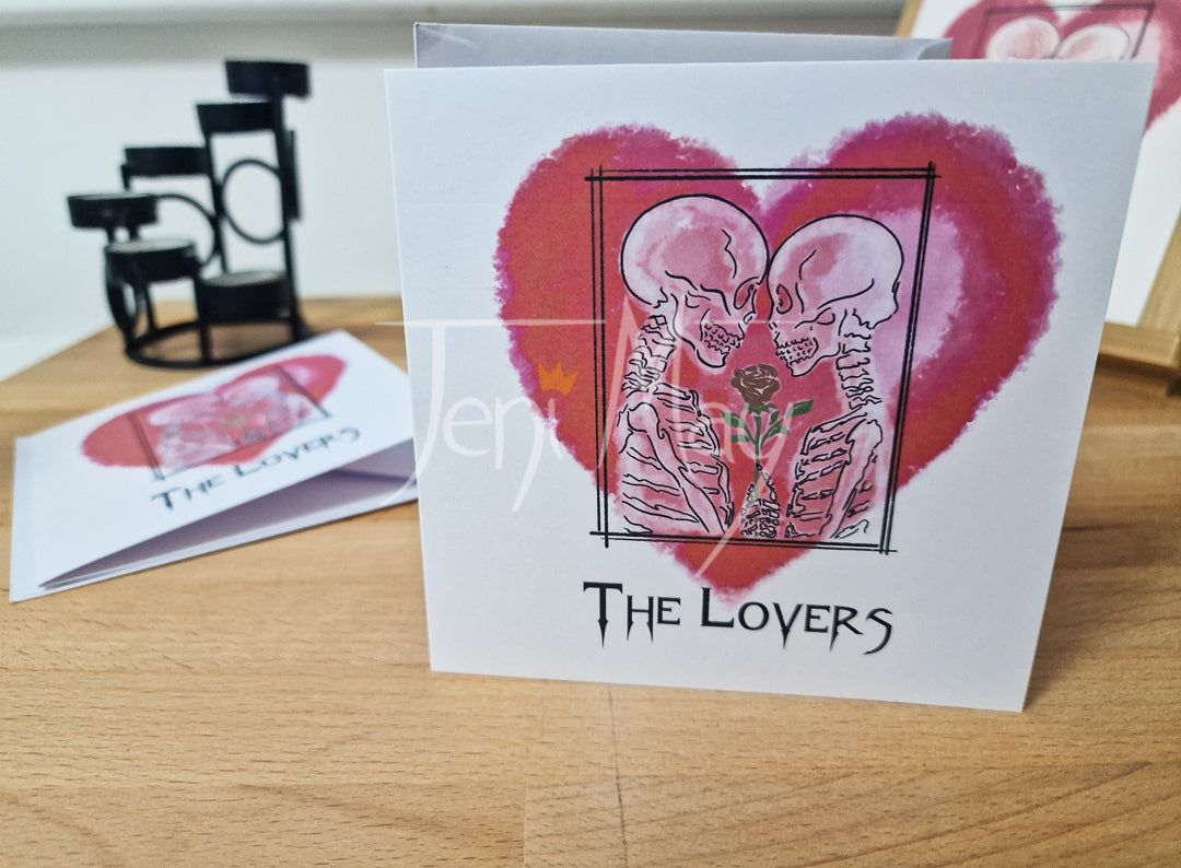 The Lovers Tarot Inspired Valentine's Day Card