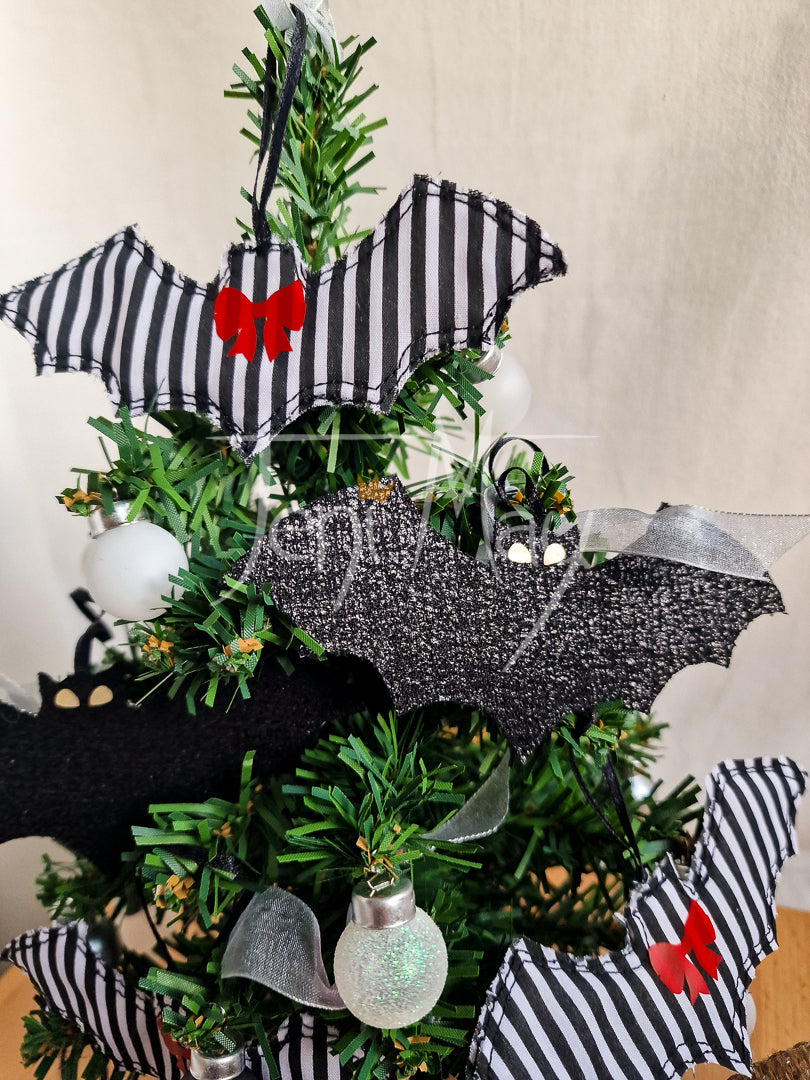 Bat Christmas Tree Decorations Hanging Ornaments