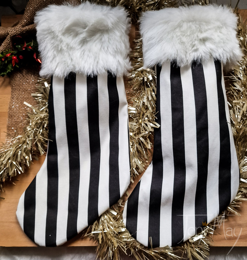 Striped Christmas Stocking alternative gift