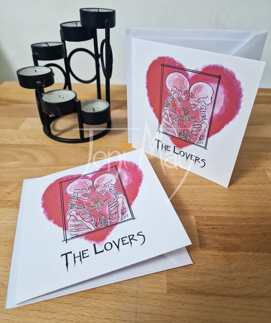 The Lovers Tarot Inspired Valentine's Day Card