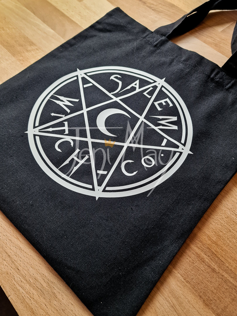 Salem Witch Co Tote Shopper Cotton canvas bag