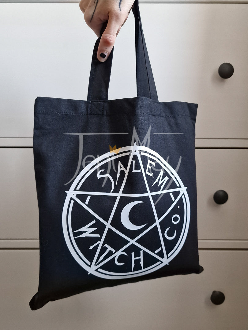 Salem Witch Co Tote Shopper Cotton canvas bag