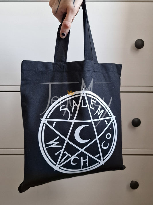 Salem Witch Co Tote Shopper Cotton canvas bag